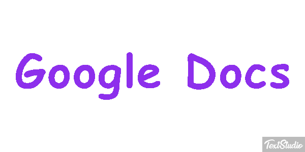 Google Docs Tekst effect
