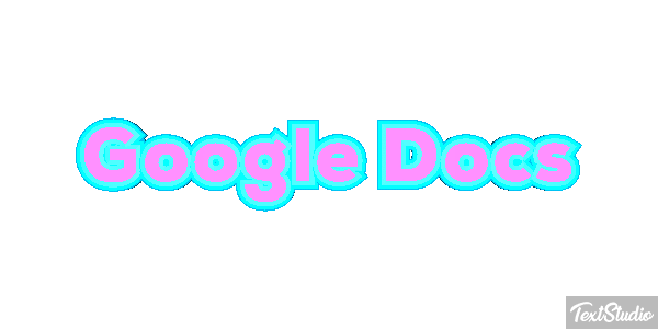 Google Docs Tekst effect