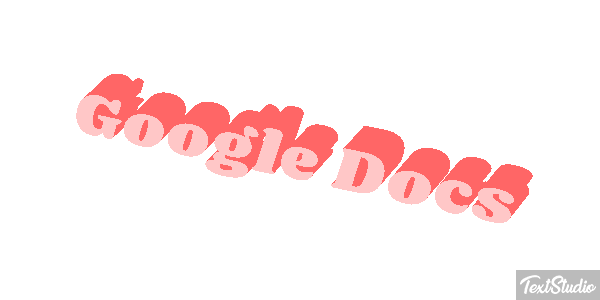 Google Docs Tekst effect