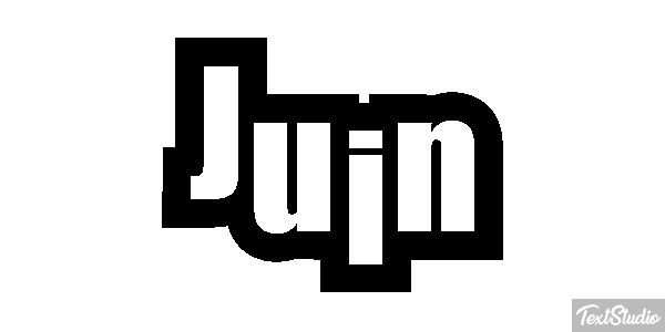 Juin Effet de texte