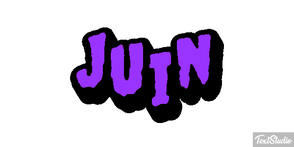 Juin Effet de texte
