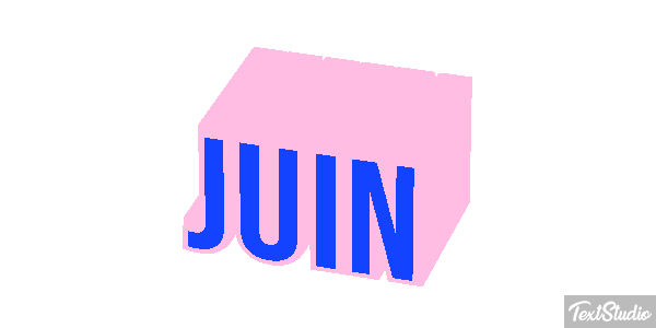 Juin Effet de texte