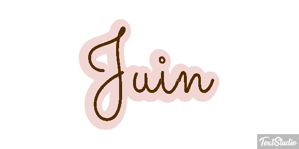 Juin Effet de texte