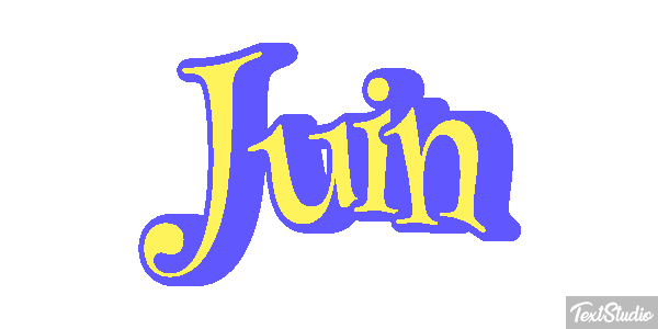 Juin Effet de texte