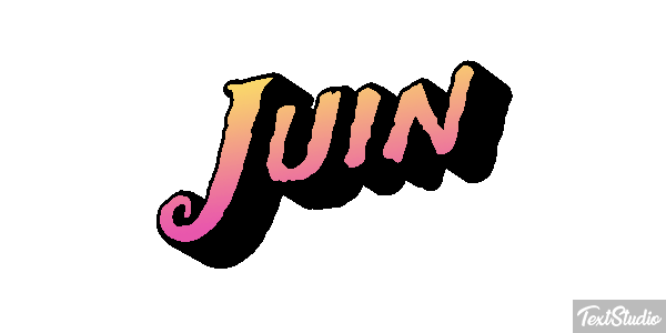 Juin Effet de texte