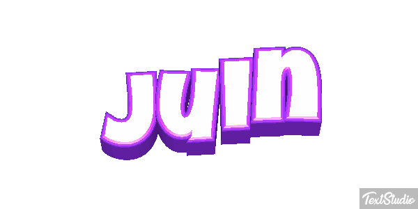 Juin Effet de texte