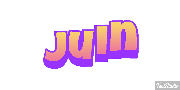 Juin Effet de texte