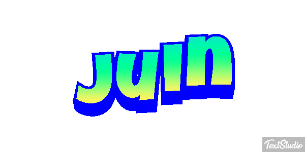 Juin Effet de texte
