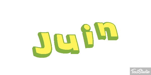 Juin Effet de texte