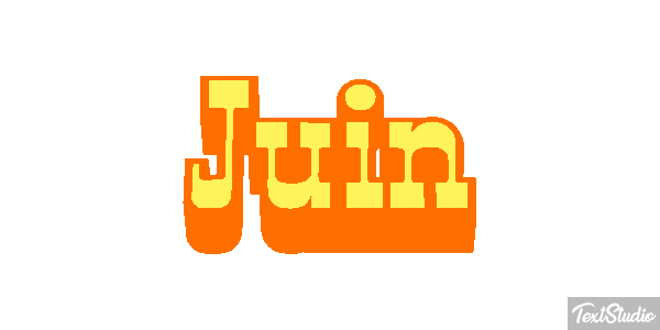 Juin Effet de texte