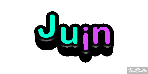 Juin Effet de texte