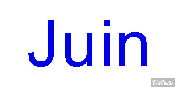Juin Effet de texte