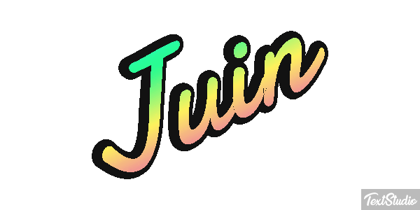 Juin Effet de texte