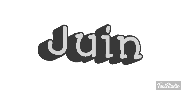 Juin Effet de texte