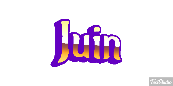Juin Effet de texte