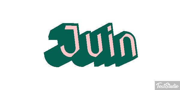 Juin Effet de texte