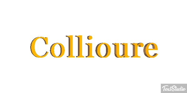 Collioure Efekt tekstowy