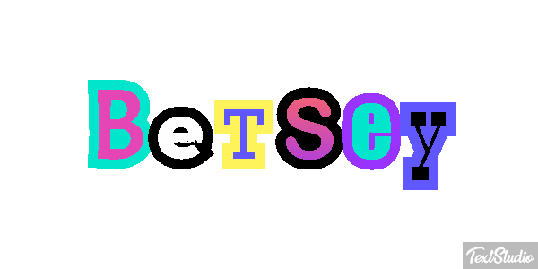 Betsey Tekst effect