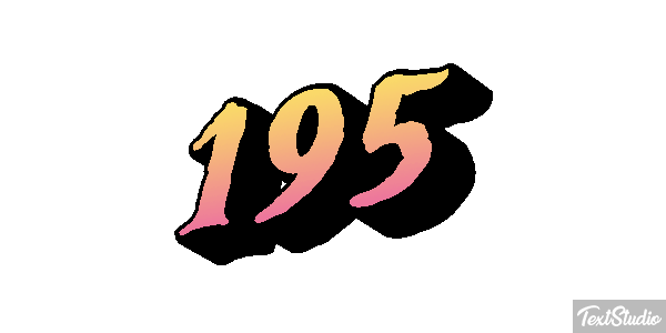 195 Texteffekt