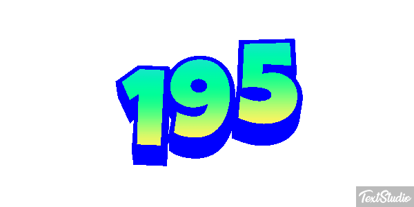 195 Texteffekt