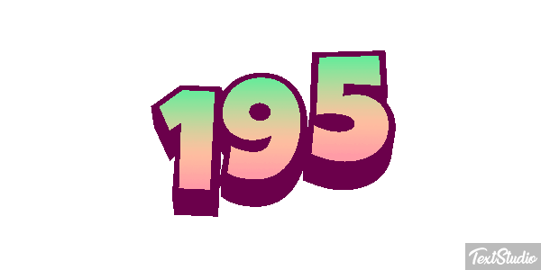 195 Texteffekt