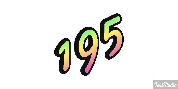 195 Texteffekt