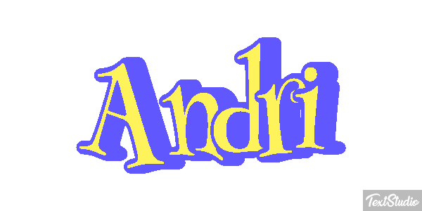 Andri Text effect
