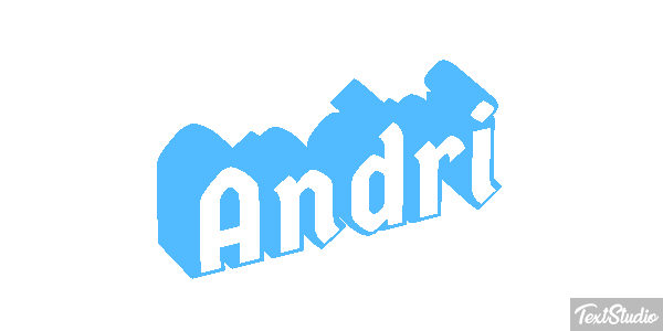 Andri Text effect