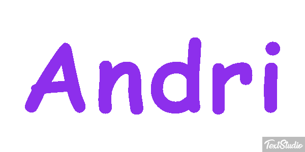 Andri Text effect