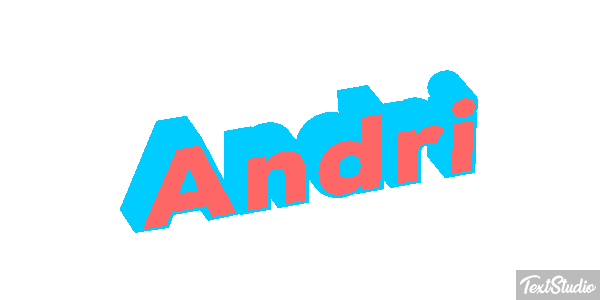 Andri Text effect