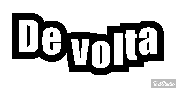 De volta Efeito do texto
