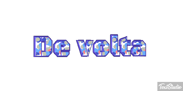 De volta Efeito do texto