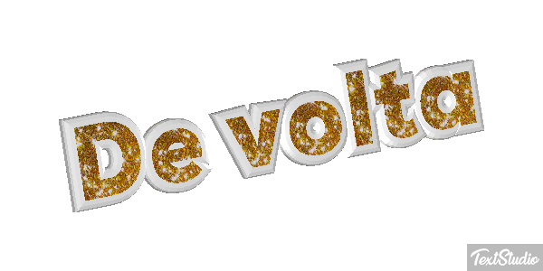 De volta Efeito do texto