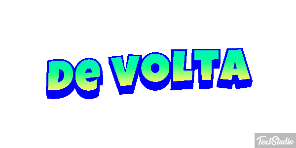 De volta Efeito do texto