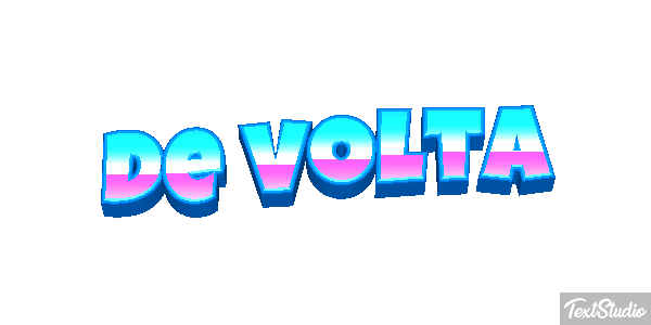 De volta Efeito do texto