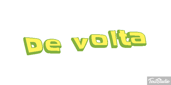 De volta Efeito do texto