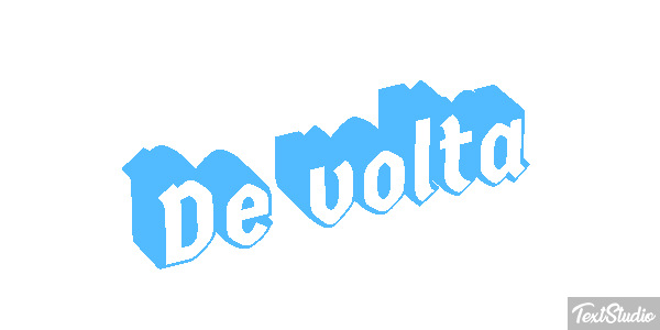 De volta Efeito do texto