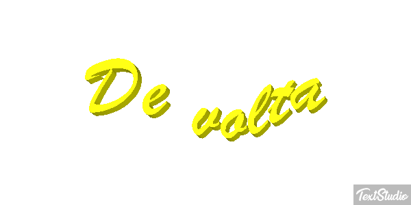 De volta Efeito do texto