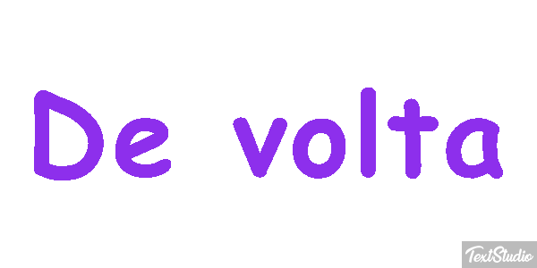 De volta Efeito do texto