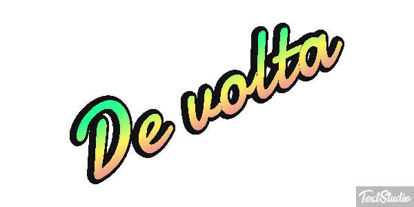 De volta Efeito do texto