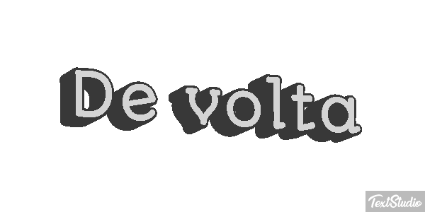De volta Efeito do texto