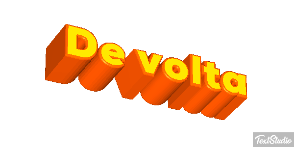 De volta Efeito do texto