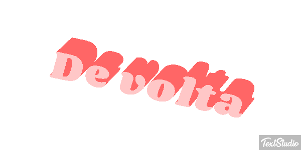 De volta Efeito do texto