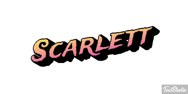 Scarlett Texteffekt