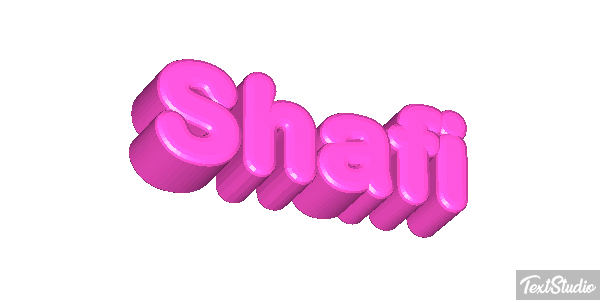 Shafi Tekst effect