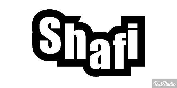 Shafi Tekst effect