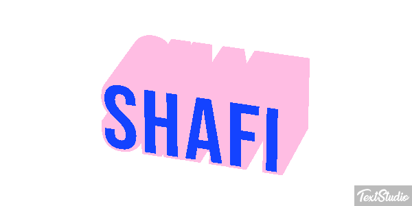 Shafi Tekst effect