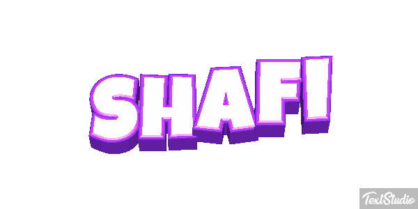 Shafi Tekst effect