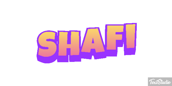 Shafi Tekst effect