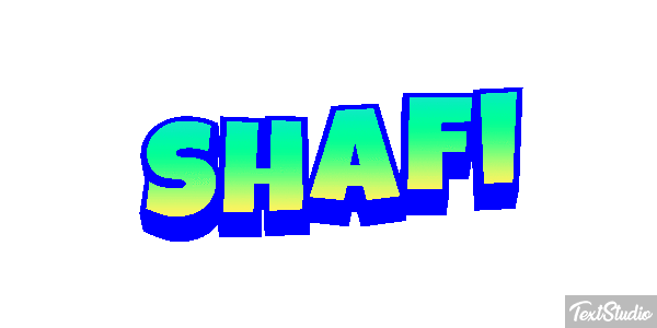 Shafi Tekst effect